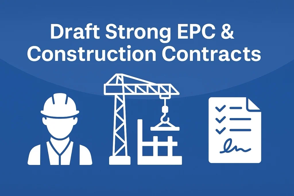 How to Draft Strong EPC & Construction Contracts: A 2025 Guide