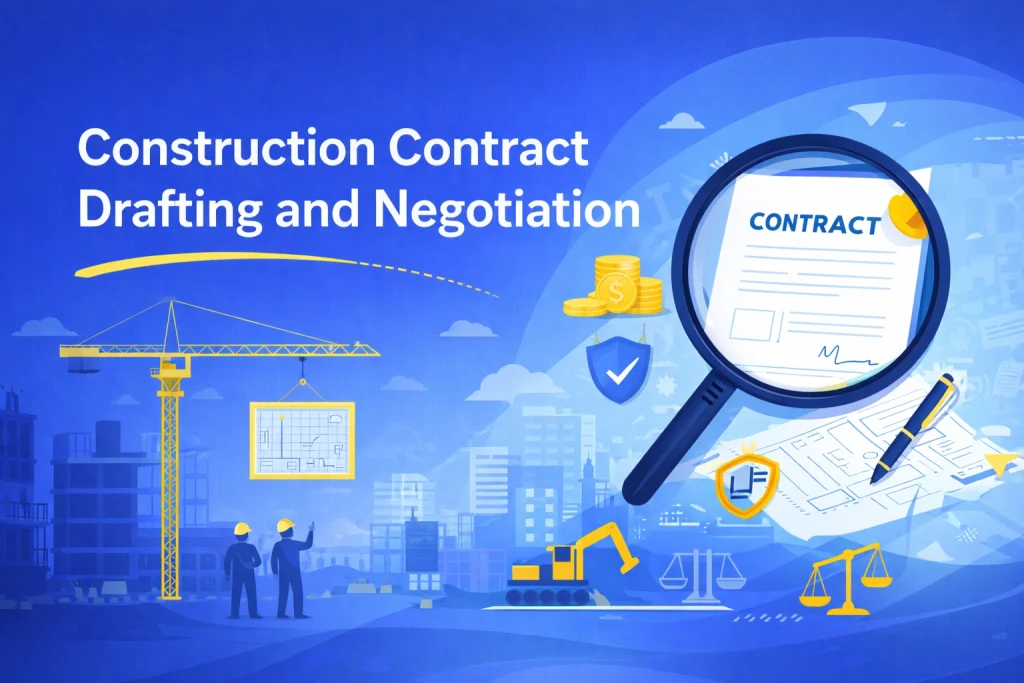 How to Draft and Negotiate Construction Contracts Effectively