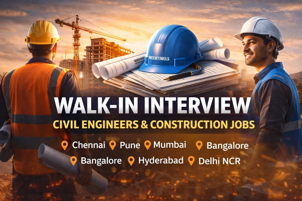 Walk-In Interviews for Construction & Civil Engineering Jobs (Today, Tomorrow, and This Week)
