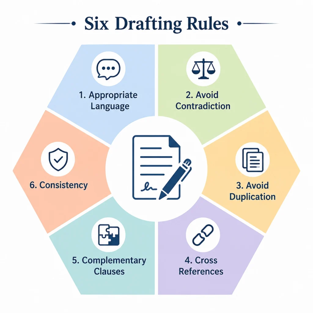 Six core rules of professional contract drafting